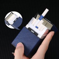 Cigarette Box 20 Cigarette Cover Portable Soft Package Cigarettes Box Protective Shell Cover Pressure-proof Men