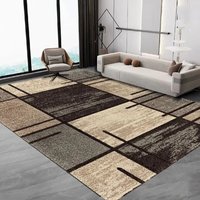 VIKAMA Nordic Flannel Rug Non-slip Large Soft for Living Room Bedroom Home Decor