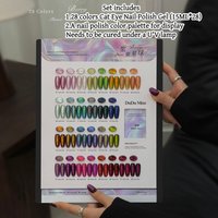 Vernis à ongles en gel Dudu Miss 28 couleurs, teintes forestières, paillettes transparentes, série riche, comprend une palette de couleurs pour la présentation de manucure.
