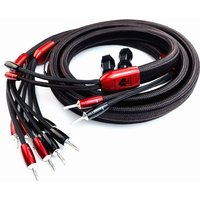 Audiophile Redwood Bi-Wire Speaker Cable PSS Silver HiFi Audio Loudspeaker Wire Spade & Banana Plug