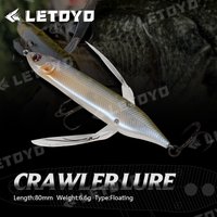 LETOYO 4g/6.6g Dragonfly Bait Topwater Floating Pencil Fishing Lure Wobblers Artificial Pike Bass Fishing Lure