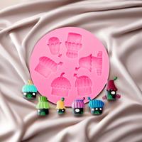 Castle House Door Window Silicone Mold for Chocolate Cake Resin Gypsum Plaster DIY Craft Supplies