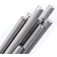Stainless Steel Round Rod / Bar -304 GRADE-MULTIPLE SIZES-Knurling Surface Rough