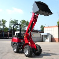 Mini Wheel Loader All Purpose Compact Loader With Bucket For Farm Construction Site Loading And Transport