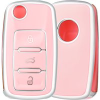 360° Protection Car Key Case Shell For Volkswagen VW Polo Tiguan Passat B5 B6 B7 Golf 5 EOS Scirocco Jetta MK6 Octavia Skoda A5