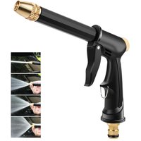 High Pressure Water Gun Adjustable Spray Nozzle Handheld Water Sprayer For Car Wash Yard Irrigation Window Pet Bath Cleaning