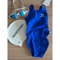 Swimhxby Women's One-Piece Swimsuit 2025 New Style Triangular Competitive Speedy Professional Swimming Suit Belly Covering Sl...