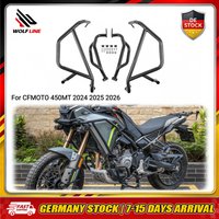 WOLFLINE Sturzbügel für CFMOTO Cf Moto Mt450 450MT 450 MT 2024 2025 2026 Motorschutz Stoßstange Käfigrahmen Schutz Zubehör