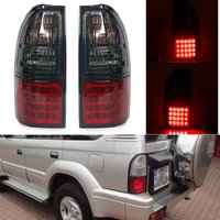 For Toyota Prado Land Cruiser 90 1997-2002 Car Rear LED Light Turn Signal Warning Stop Fog Lamp Tail Light Without halogen bulb