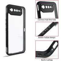 Luxury Matte Lightweight Shockproof Case For Asus ROG Phone 6 Pro 6D 6.78 inches TPU Frame Hard Plastic Transparent Back Cover
