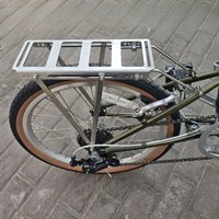 Stainless Steel Folding Bike Rack 20-inch Sturdy Durable Lightweight for Dahon Bicycle Luggage Carrier Bicycle Accessories