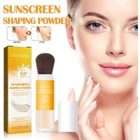 Sunscreen Loose Powder SPF50 Invisible Pore Oil Control Waterproof Long Lasting Solar Blocker Concealer Sunscreen Shaping Powde'