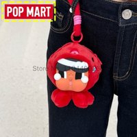 Genuine Pop Mart Crybaby Cry Me An Ocean Series Earphone Bag Blind Box Cute Flocked Mini Figure Portable Earphone Case Gifts