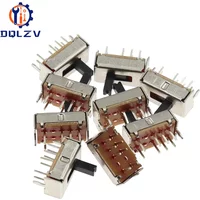 SS23D07 SS23D07VG5 8 PINS 3 Position 2P3T Toggle Switch Double Vertical Sliding Handle High 5mm