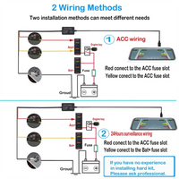 Quality For 70mai Hardwire Kit UP03 Only Type-C Port for 70mai A810 X200 Omni M500 24H Parking Monitor Power Line(B)