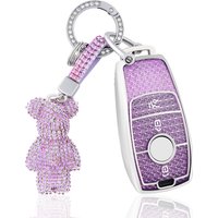 Car Key Cover Case Car Key Fob for Mercedes Benz Class A B C E G S CLA CLE CLS GLA GLC GLE GLK AMG Soft TPU KeyChain Car Key She