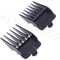 4pcs Universal Cut Clipper Limit Comb Guide Attachment Size Barber Replacement Electric Push Shear Limit Comb