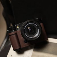 Genuine Leather Camera Case Half Cover Protective Case for Fujifilm X-M5 XM5 Camera Bag