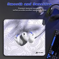 Hot Attack Shark CM02 Gaming Mouse Pad 4mm Ultrathin 450x400mm Non Slip Topographic Contour Desk Mat For Gaming Office Gamer