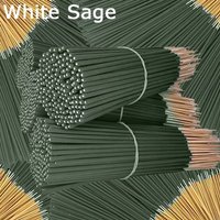 Extra-Long White Sage Incense Sticks - 45 Minutes of Burning Time, Natural Scent, Suitable for Home, Camping, Yard, Outdoor - Air Purification, Holiday Decoration (Halloween, Christmas, Easter,
