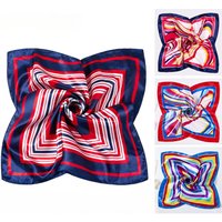 50*50cm Square Silk Scarves Scarf Women's Fashion Printed Small Neck Head Scarfs for Women Office Lady Decorative Accessories