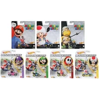 Original Hot Wheels Mario Kart 1:64 Die-Cast Mini Mario Bro Vehicle Hotwheels Toys for Boys Premium Gifts 1/64 Car Toy Gbg25