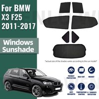 Custom For BMW X3 F25 2011-2017 Car Sunshade Shield Front Windshield Blind Curtain Rear Side Baby Window Sun Shades Visor