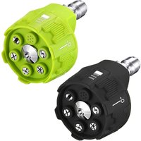 High Pressure Washer Spray Nozzle 0 15 25 40 Degree Rotation Watering Rinse Soap Nozzle Tip Garden Cleaning