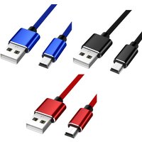 USB 2.0 Type A to Mini B Cable Braided Charging Cord Premium USB 2.0 to Mini USB Cable 1M/39Inch Length
