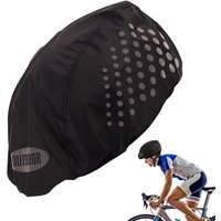 Bike Universal Waterproof Bike Helmet Cover Cycling Bicycle Helmet Rain Cover Elastic Protection Cover With Reflective Design