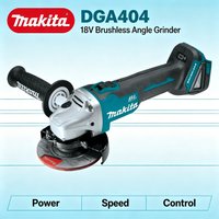 Makita DGA404 Akku-Winkelschleifer 18V Bürstenlos 125mm Wiederaufladbares Elektrowerkzeug zum Stahlschneiden, Metallschleifen, Polieren und für Kfz-Reparaturen
