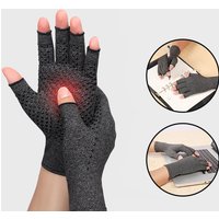 AliExpress NONE Half Finger Compression Gloves Anti-Slip Silicone Joint Support Cycling Fitness Sports Unisex for Men Women