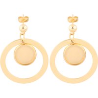 6pcs Stainless Steel 12mm Cabochon Earring Base Setting Blanks With Circle Hoop Diy Post Ear Studs Findings For Jewelry Making