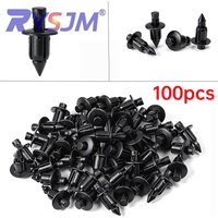 AliExpress RYSJM 100 Pcs Plastic Bicycle Fairing Rivet Setting Panel Fastener Clips For Honda Fastener Clips For Honda For Suzukii For Kawasakii