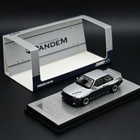 INNO64 1:64 BMW 3 Series E30 Pandem V1.5 Widebody Silver/Blue IN64-E30P-SILBLU Diecast Model Car In Stock Ready To Ship