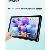 11" 2.5K Touchscreen Portable Monitor 2560x1600 IPS 92% NTSC VESA 75*75mm Type-C HDMI Gaming Display For Laptop Mac PC PS Switch