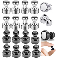 3/6/12/20pcs Metal Strong Neodymium Magnetic Pushpins Sucker Thumbtack Magnet Push Pins Whiteboard Fridge Magnets Office School