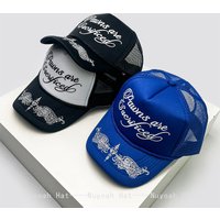 Printed Letters Wing Baseball Hats Hip Hop Breathable Color Block New Unisex Personal Sunshade Mesh Versatile Trucker Caps ins