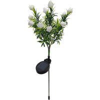 Solar gardenia landscape light, made of plastic material, suitable for courtyard, garden, balcony decoration