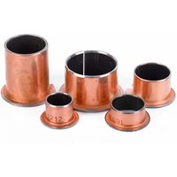 Composite Copper Sleeve With Flange And Flanged Edge, Self-Lubricating Bearing Liner Fastener Inner Diameter 8 10 12 14 15 16-60