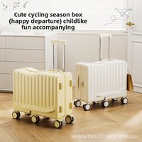 New Child Riding Suitcase Luggage with Password Lock 6 Wheel Spinner Easy Travel Companion TSA Approved Suitcases Set Travel Bag