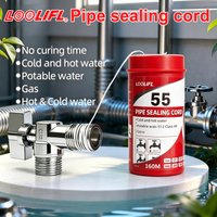 160m New Type of Original Sealing Tape, Threaded Pipe Leak-Proof Sealing Tape, Instant Tape, High Temperature Resistant for Household and Industrial Pipe Repair and Sealing, Reusable