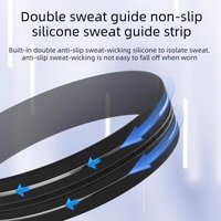 Outdoor sports yoga fitness running men's headband women's non-slip sweat-absorbent breathable hairband for training