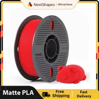 NextShapes 3D Printer Filament Matte PLA Plastic 1kg 1.75mm Tangle-Free 3d Printing Wire Materials Vacuum Packaging