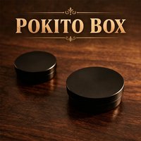 Pokito Box (keine Münzen) Zaubertricks: Münzen erscheinen und verschwinden optisch, Nahzauber, Magie, Illusionen, Gimmicks, Mentalismus-Requisiten