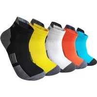 AliExpress NONE Mans Ankle Crew Socks Sport Pure Cotton Compression Casual Striped Breathable Mesh Fitness Bike Run Outdoor Travel Socks Student