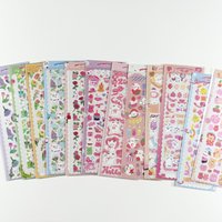 Laser Card Animal Sticker Cute Kitten Puppy Bear Lamb Cartoon Deer Gooka Sticker