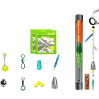 Electronic Auto Bottom Finding Fishing Float LED Color Changing Slip Bobber Set for Lure Rock Fishing Bite Indicator
