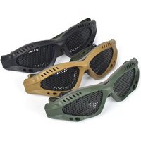 Outdoor Eye Protective Airsoft Safety Tactical Glasses Impact Resistant Wire Mesh Protective Goggles Hunting Paintball Goggles