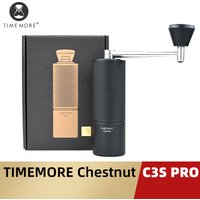 TIMEMORE Chestnut C3S Pro / C3ESP Pro Manual Coffee Grinder With Foldable Crank S2C Burr Inside Portable Hand Espresso Grinder